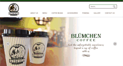 Desktop Screenshot of blumchencoffee.com